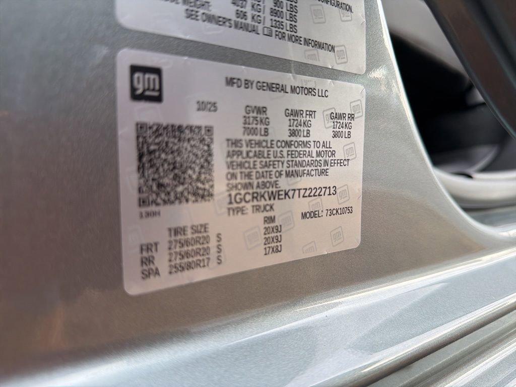 New 2026 Chevrolet Silverado 1500 RST w/ RST Select Package image 52