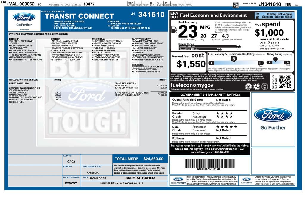 Used 2018 Ford Transit Connect XL image 24