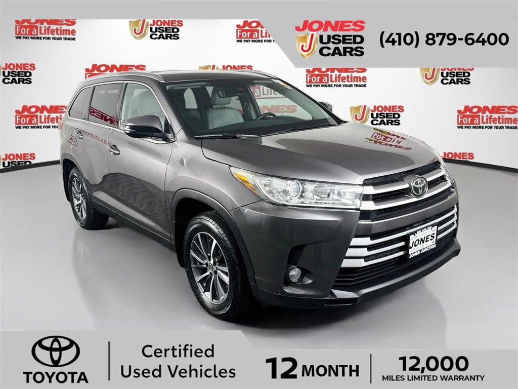 Certified 2019 Toyota Highlander XLE