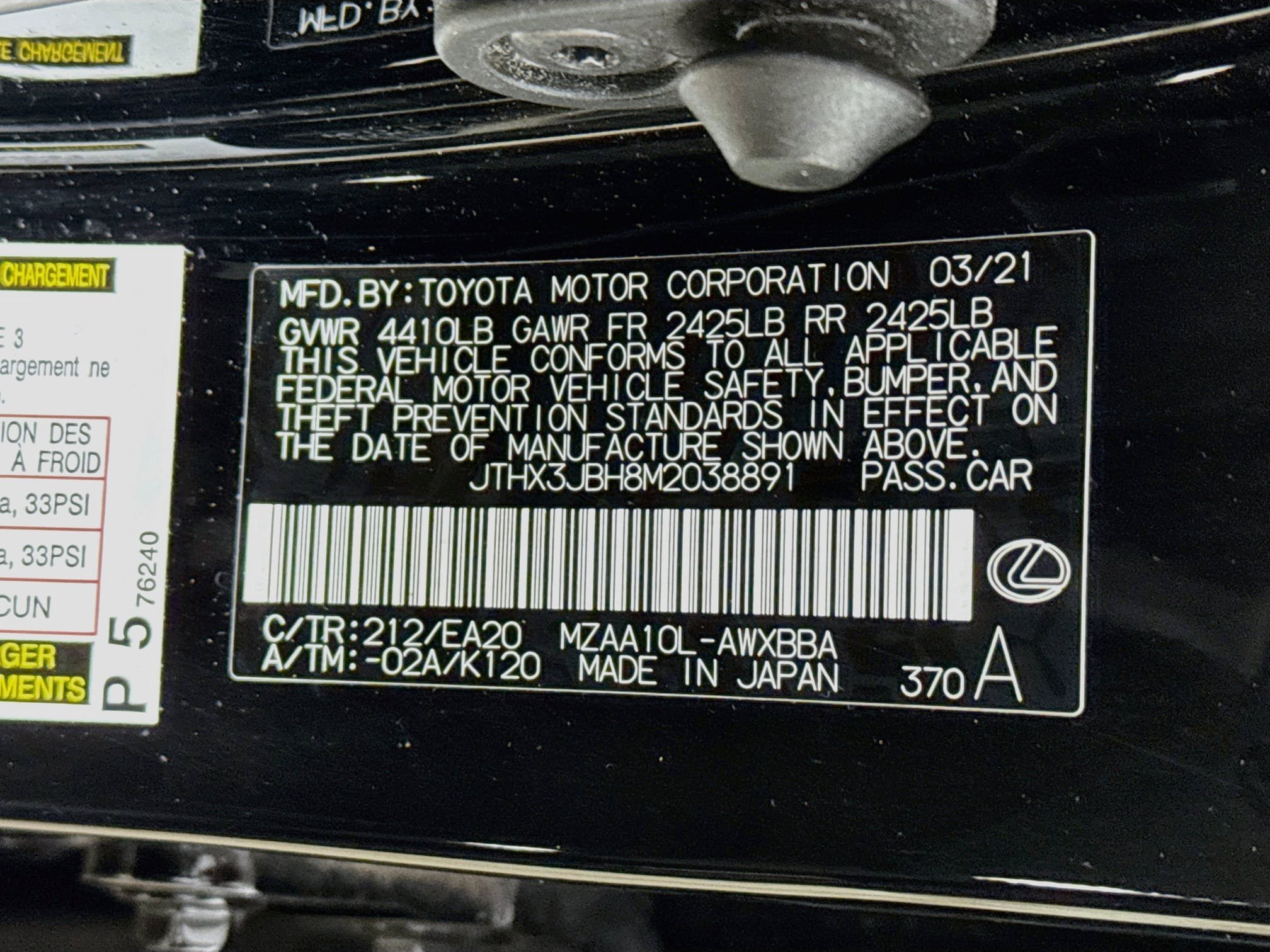 Used 2021 Lexus UX 200 w/ Accessory Package (Z2) FWD image 28