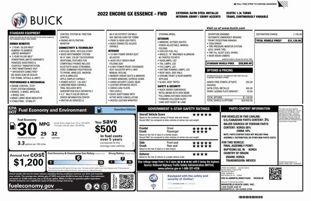 Used 2022 Buick Encore GX Essence image 3
