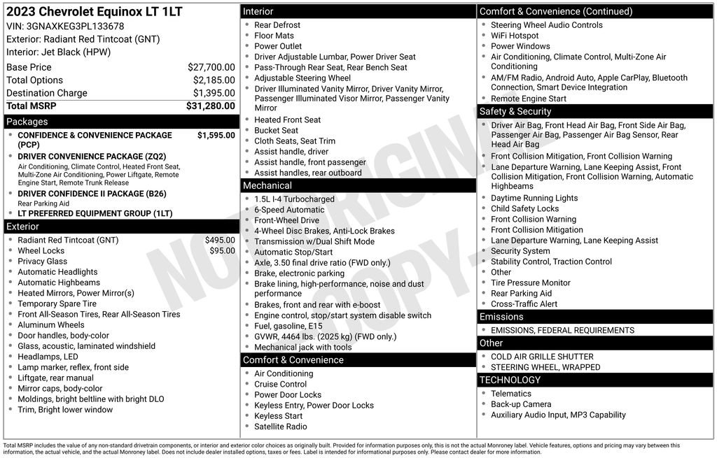 Certified 2023 Chevrolet Equinox LT image 28