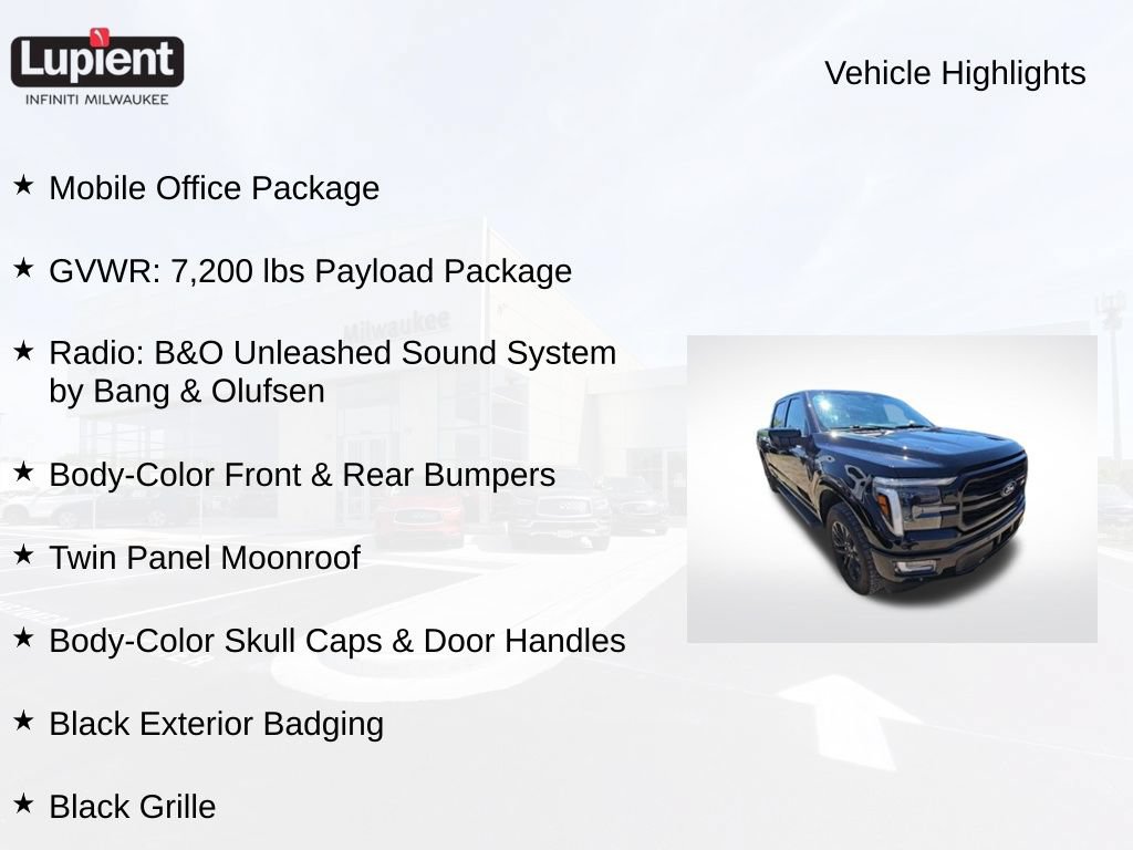 Used 2024 Ford F150 Lariat w/ Equipment Group 502A High AWD/4WD image 6