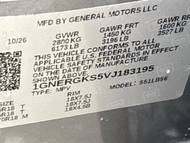 New 2027 Chevrolet Traverse LT w/ LPO, Floor Liner Package FWD image 27