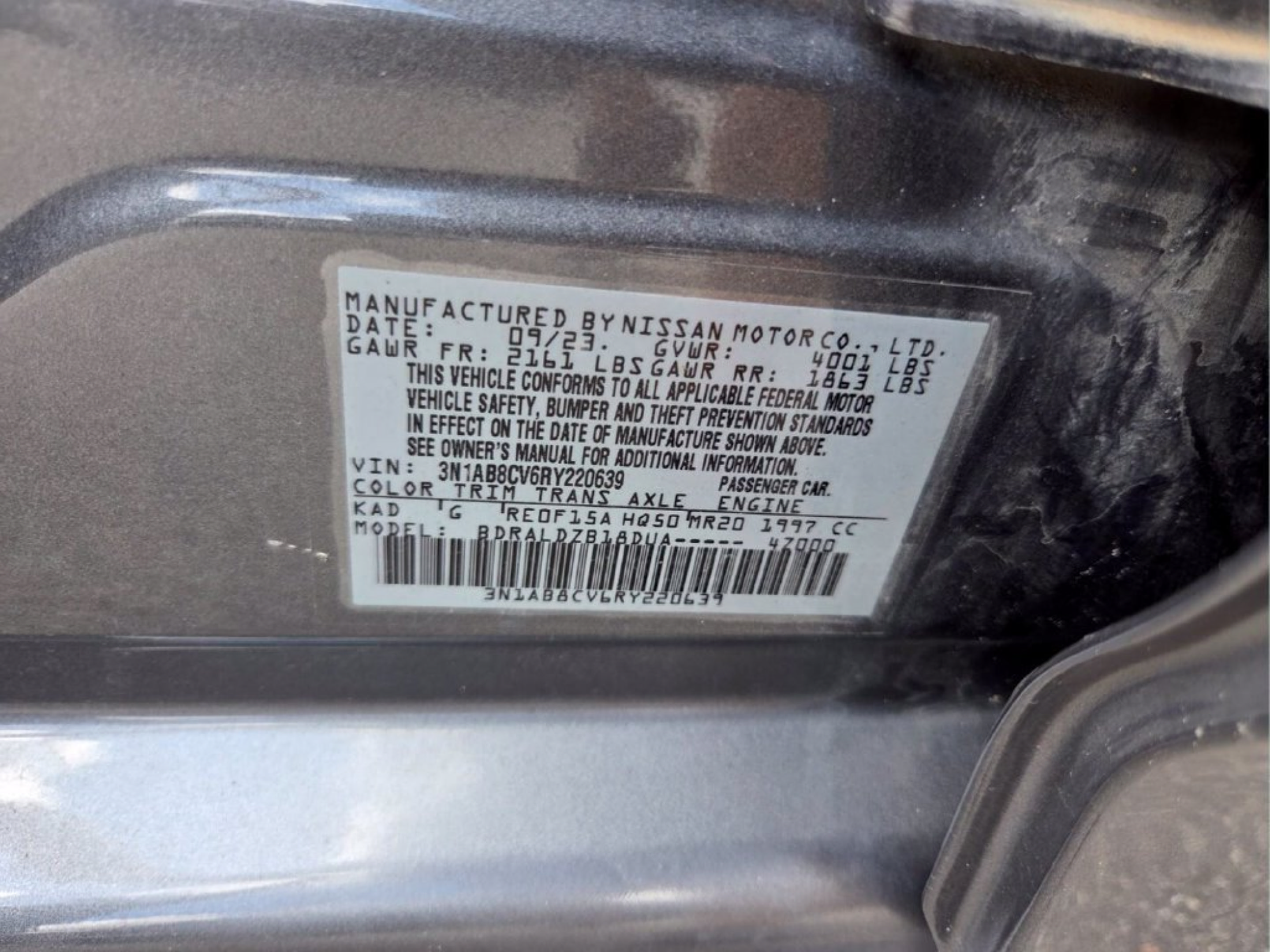 Used 2024 Nissan Sentra SV FWD image 16