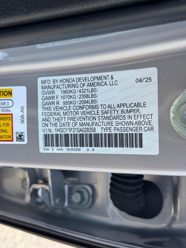 Certified 2025 Honda Accord LX image 26