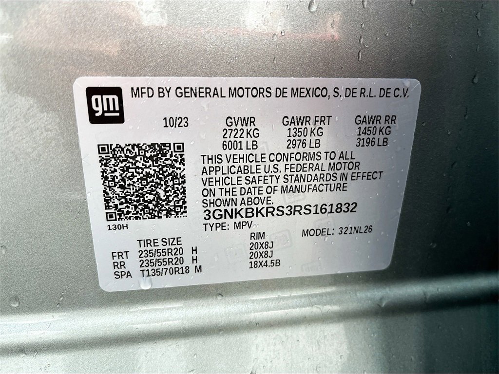 Used 2024 Chevrolet Blazer RS w/ Driver Confidence II Package image 32