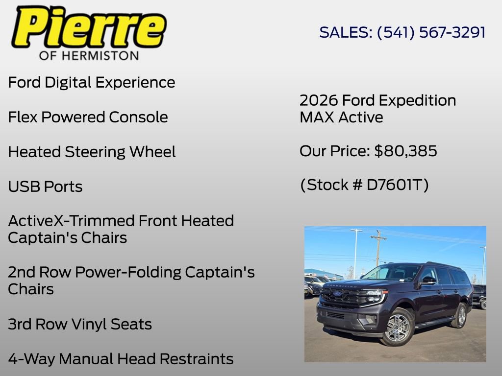 New 2026 Ford Expedition Max Active image 36