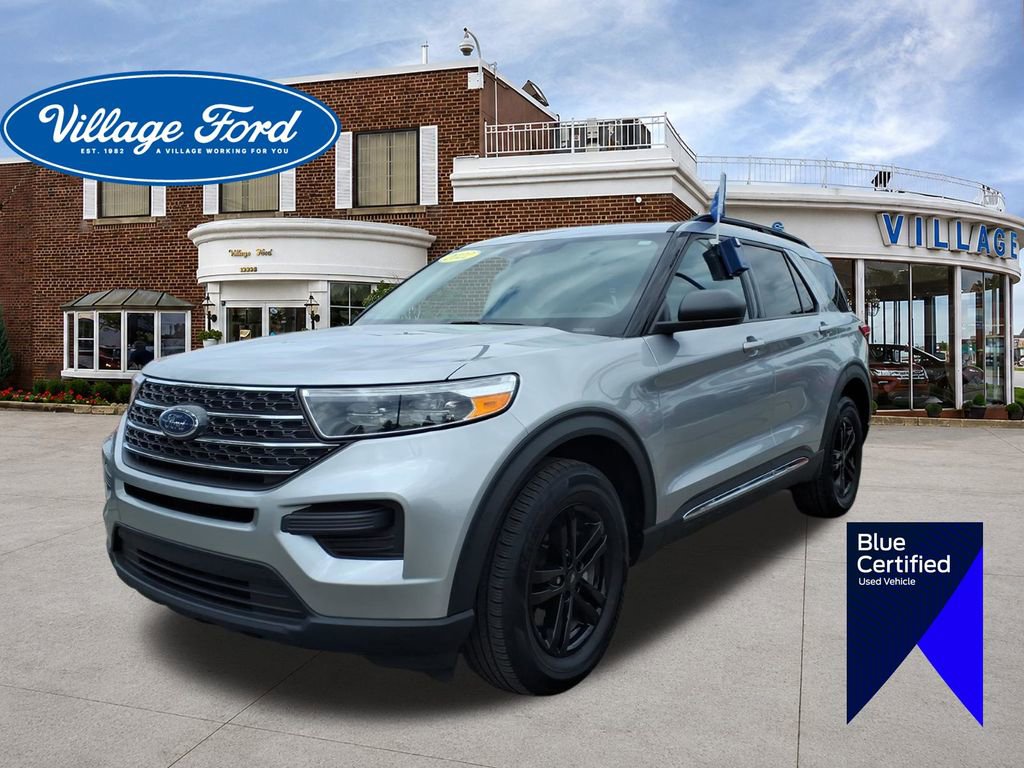Certified 2022 Ford Explorer XLT w/ Class IV Trailer Tow Package AWD/4WD 360° Tour