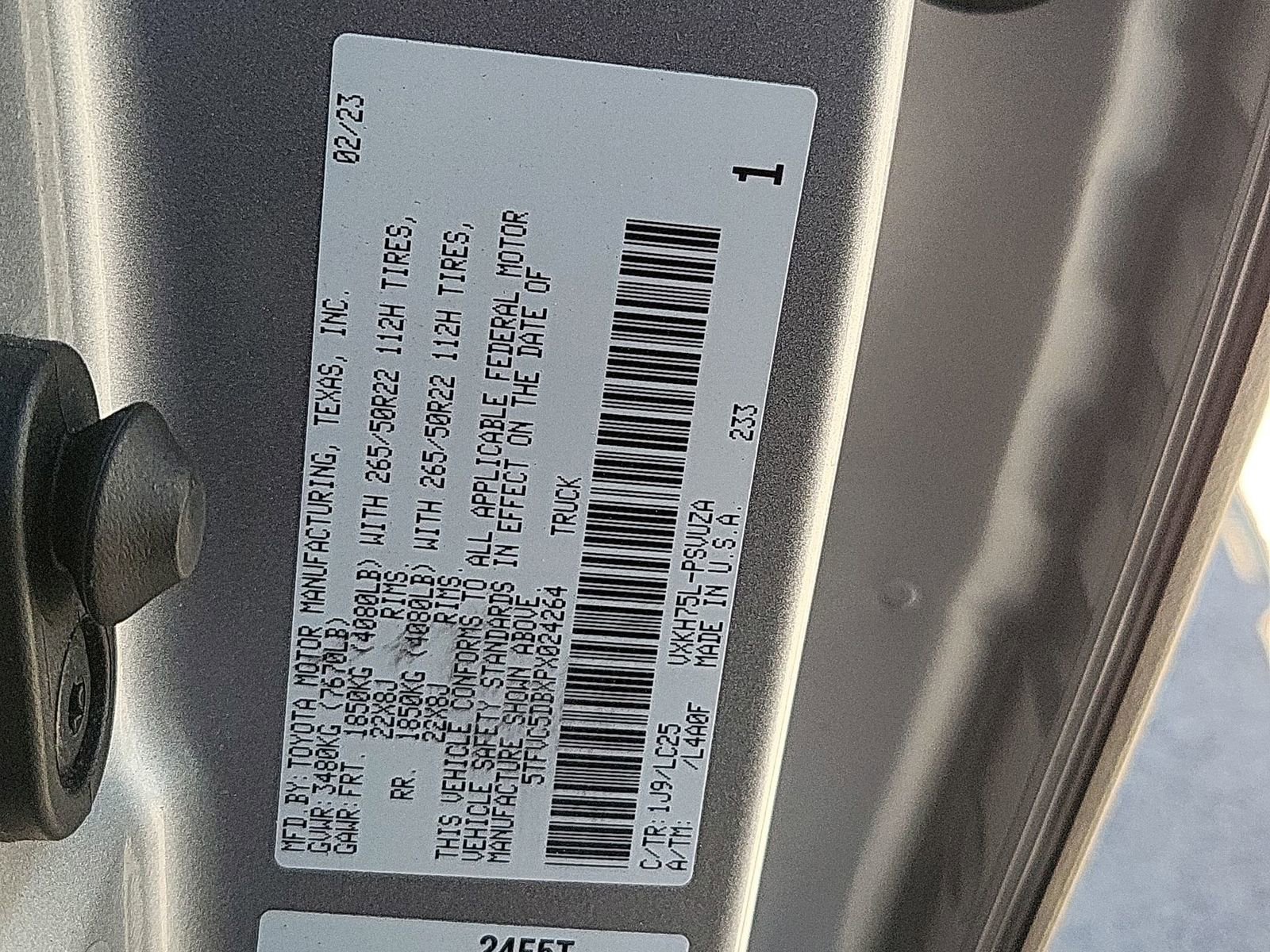 Used 2023 Toyota Tundra Capstone AWD/4WD image 34