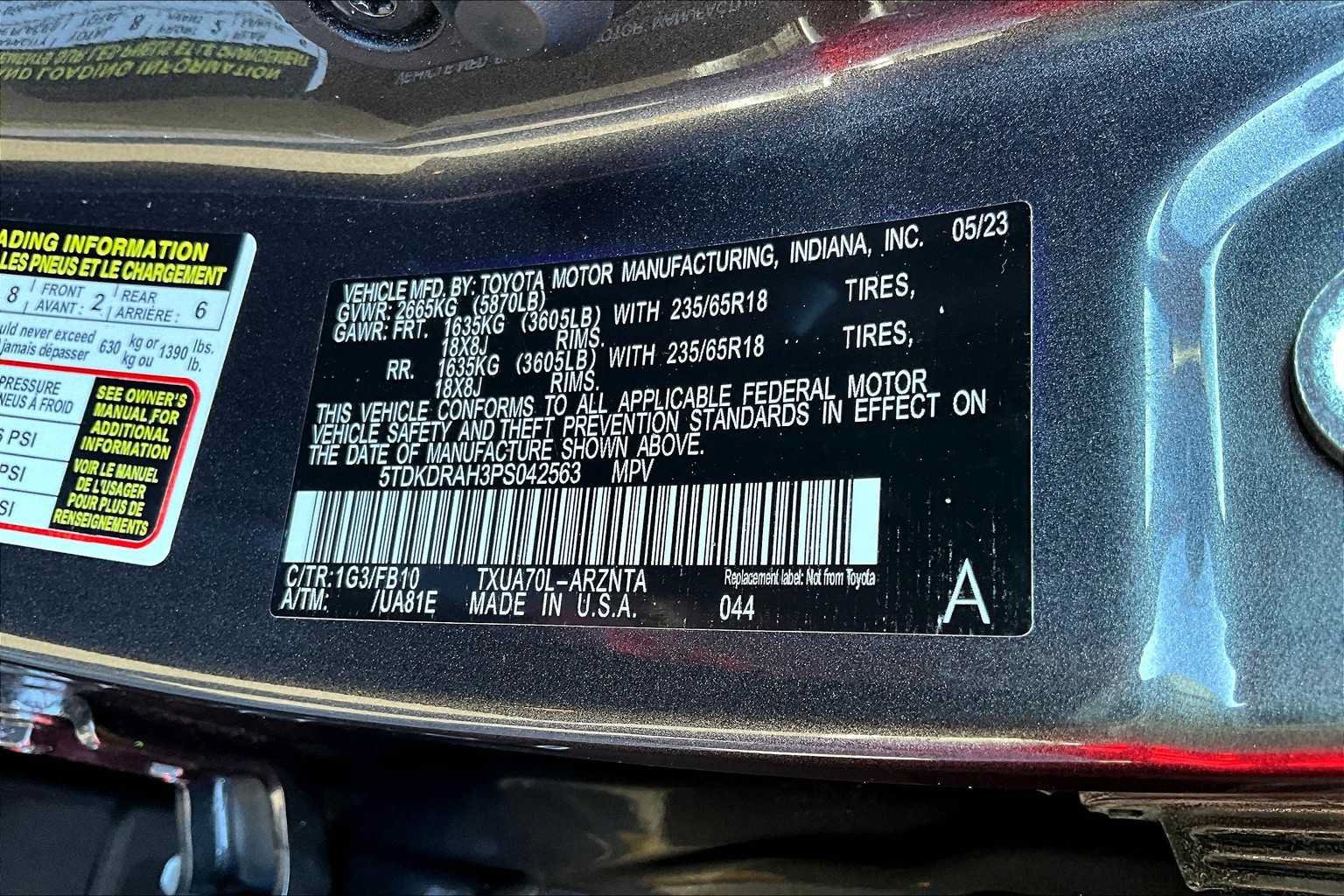Used 2023 Toyota Highlander L FWD image 31