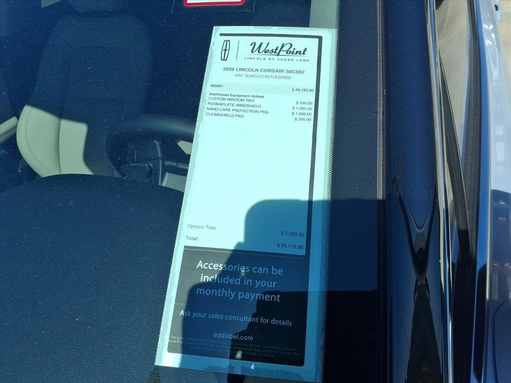 New 2026 Lincoln Corsair Premiere image 3