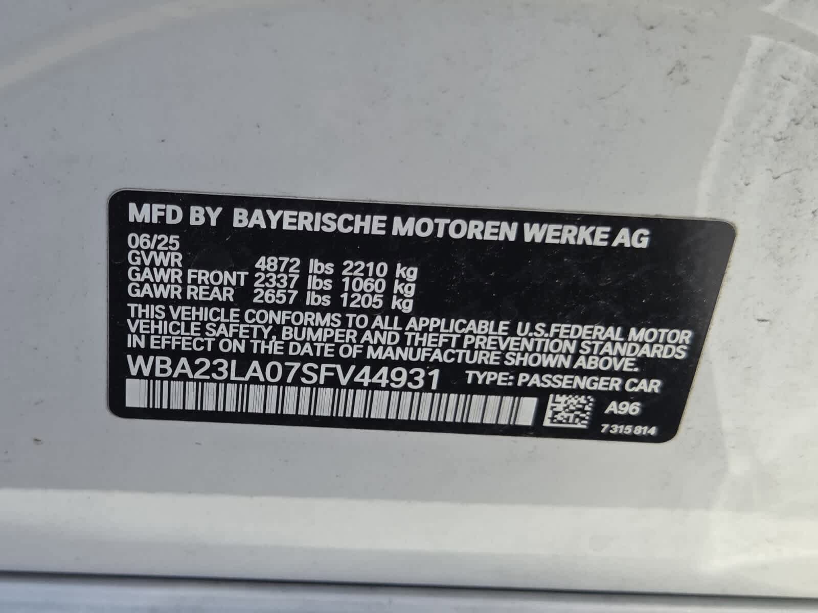 Certified 2025 BMW 330i xDrive Sedan AWD/4WD image 20