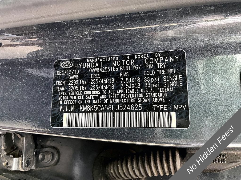 Used 2020 Hyundai Kona Ultimate w/ Cargo Package AWD/4WD image 27
