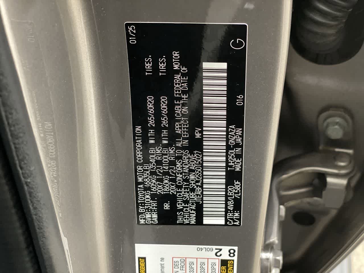 Used 2025 Toyota Land Cruiser w/ Premium Package AWD/4WD image 33