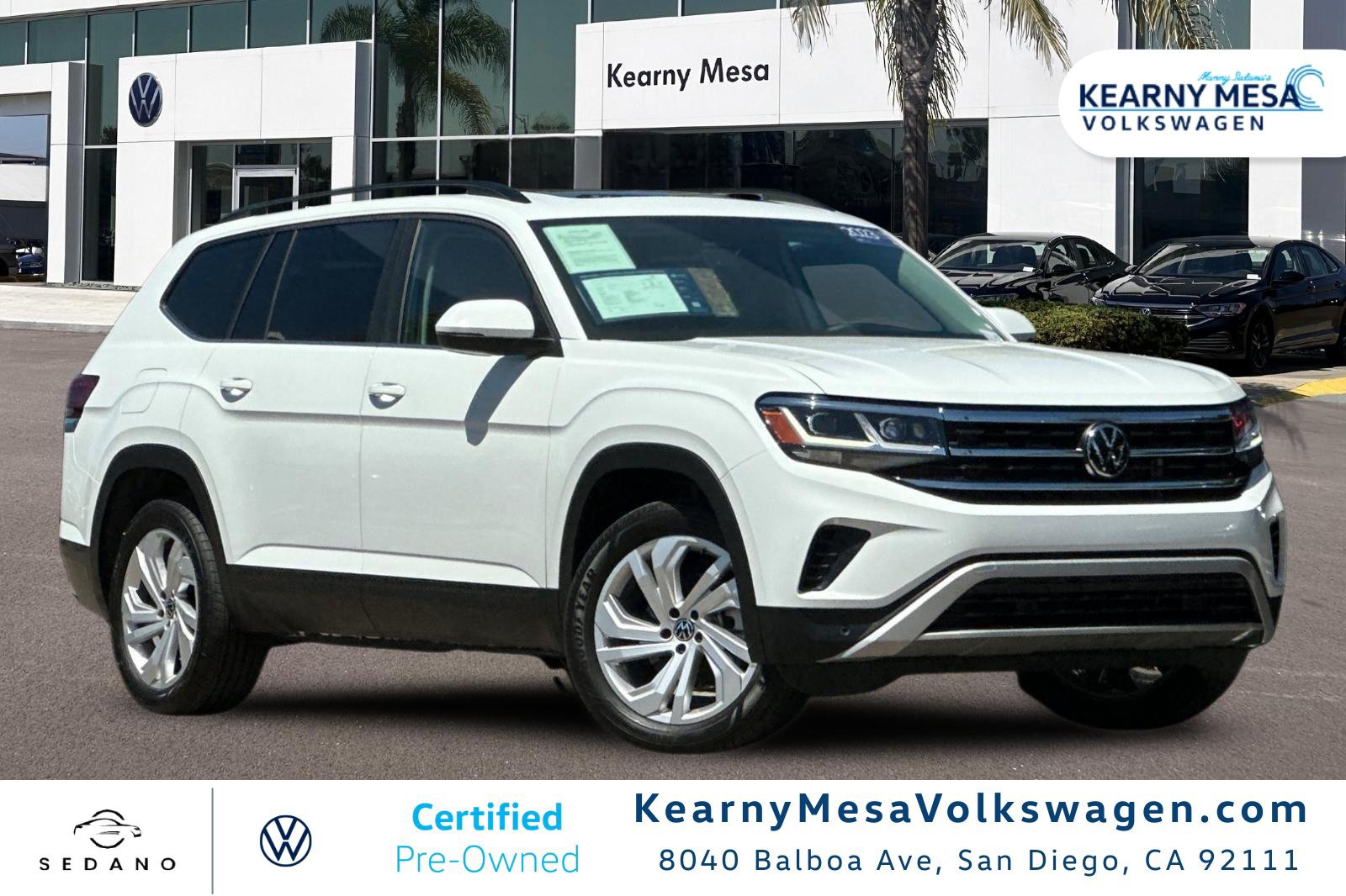 Used 2023 Volkswagen Atlas SE w/ Panoramic Sunroof Package