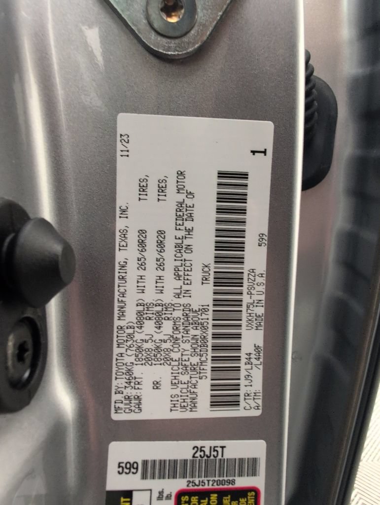 Used 2024 Toyota Tundra 1794 Edition w/ TRD Off-Road Package AWD/4WD image 39