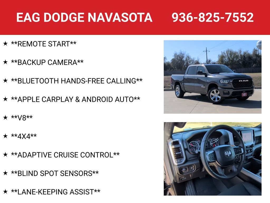 New 2026 RAM 1500 Lone Star w/ Sport Appearance Package AWD/4WD image 4