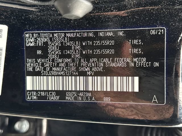 Used 2021 Toyota Highlander XSE image 22