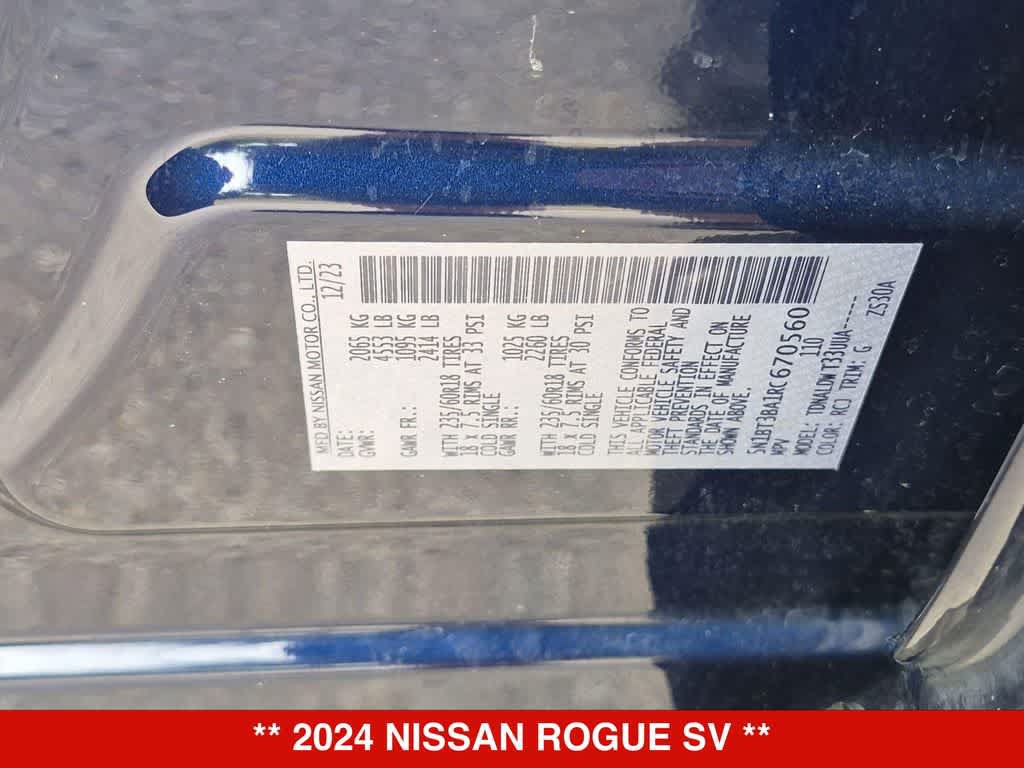 Used 2024 Nissan Rogue SV FWD image 34