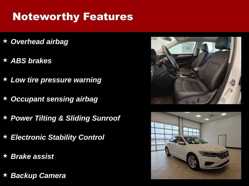 Used 2020 Volkswagen Passat 2.0T SE w/ Sunroof Package image 18