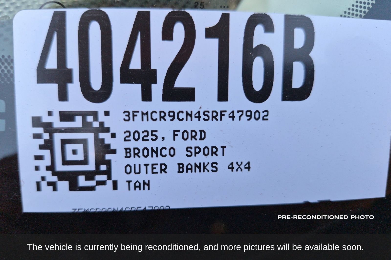 Used 2025 Ford Bronco Sport Outer Banks w/ Outer Banks Tech Package+ AWD/4WD image 19