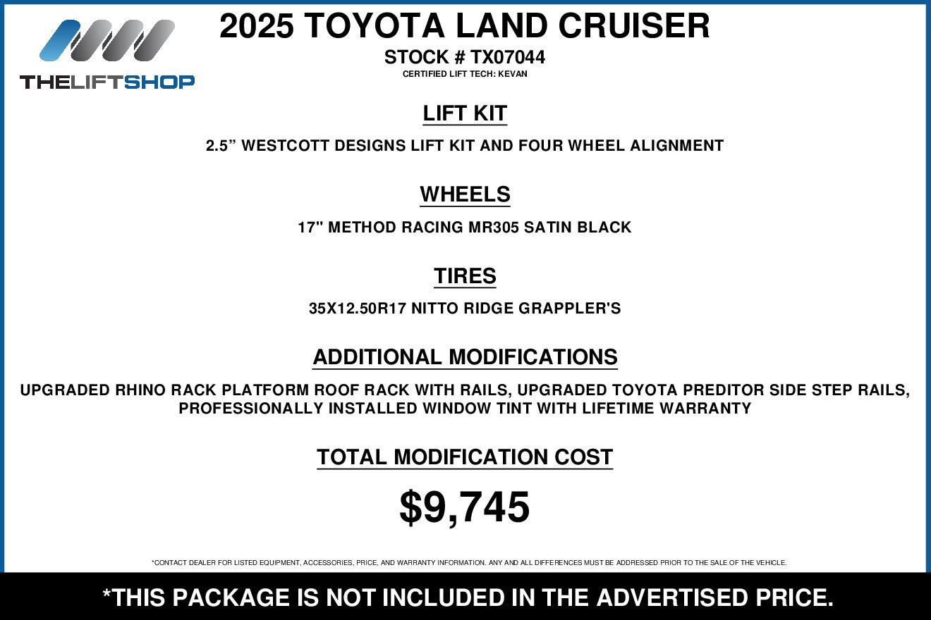 Used 2025 Toyota Land Cruiser w/ Premium Package video 2