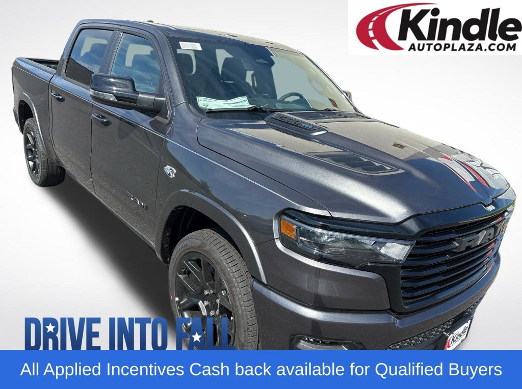 New 2026 RAM 1500 Laramie w/ Night Edition AWD/4WD 360° Tour
