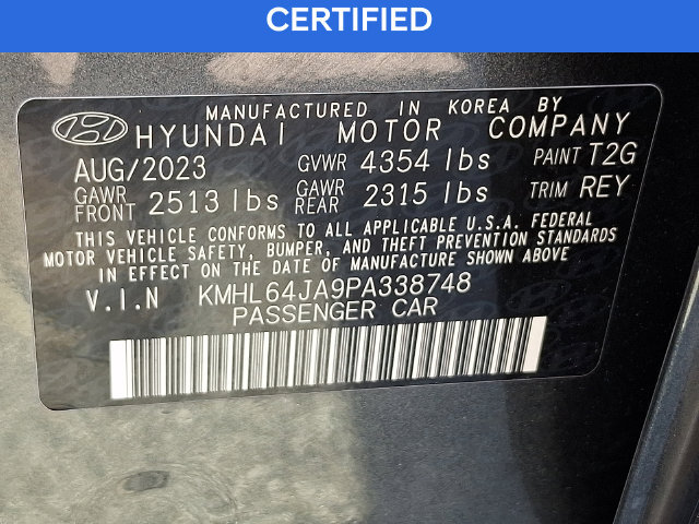 Certified 2023 Hyundai Sonata SEL w/ Preferred Accessory Package FWD image 27