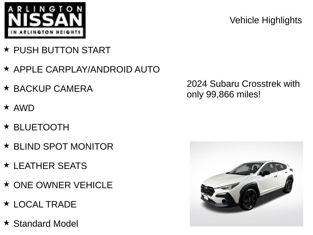 Used 2024 Subaru Crosstrek 2.0i AWD/4WD image 7
