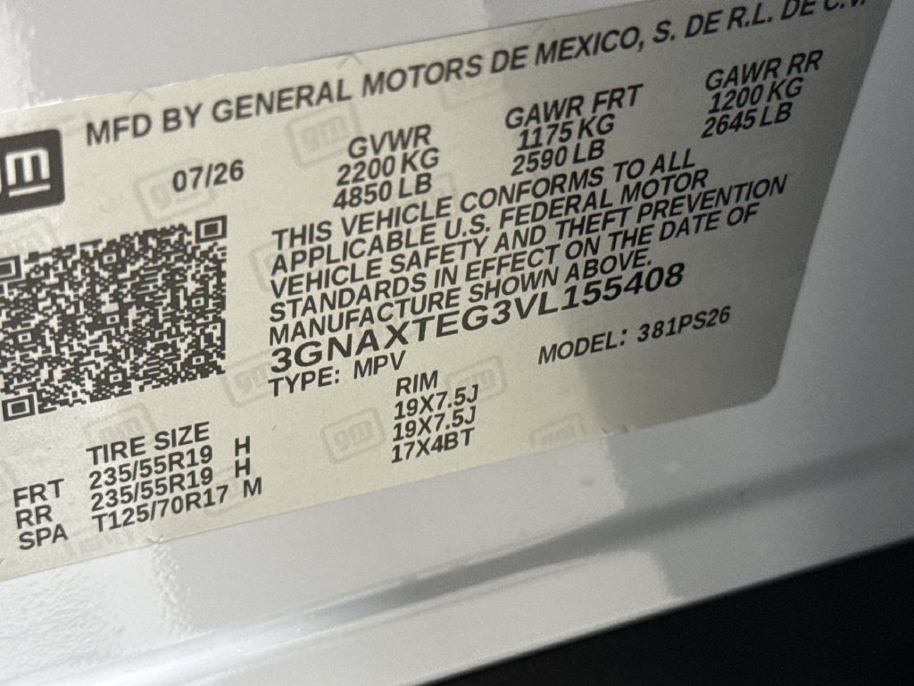 New 2027 Chevrolet Equinox RS w/ Convenience Package III AWD/4WD image 28