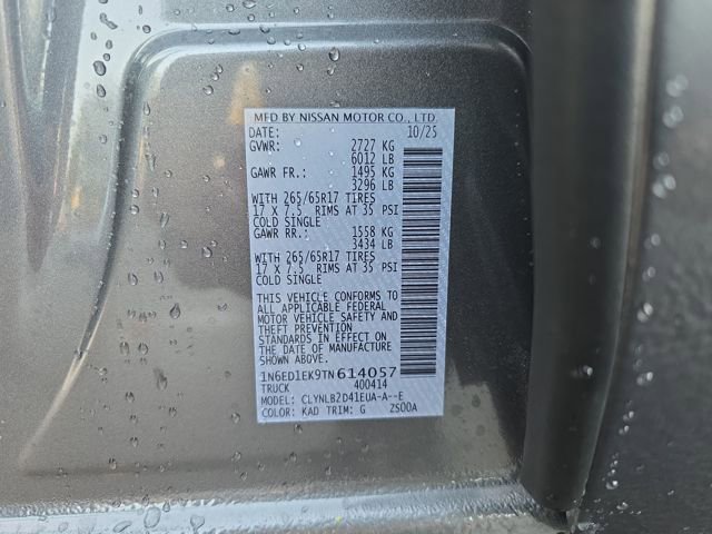 New 2026 Nissan Frontier SV w/ Tow Package image 16