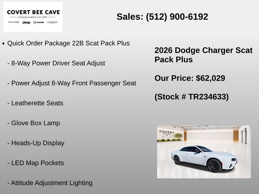 New 2026 Dodge Charger Scat Pack AWD/4WD image 19