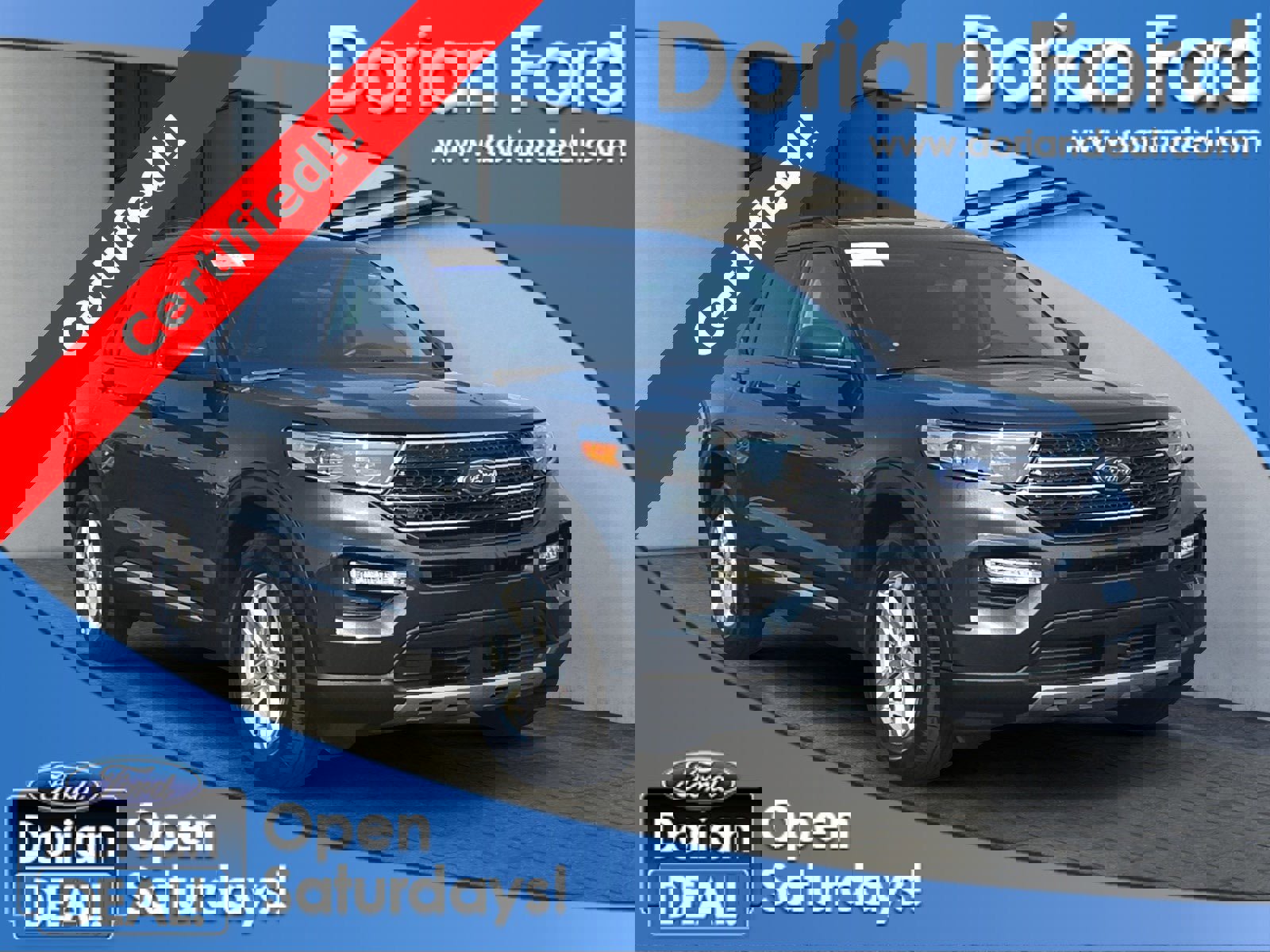Certified 2022 Ford Explorer XLT w/ Equipment Group 202A