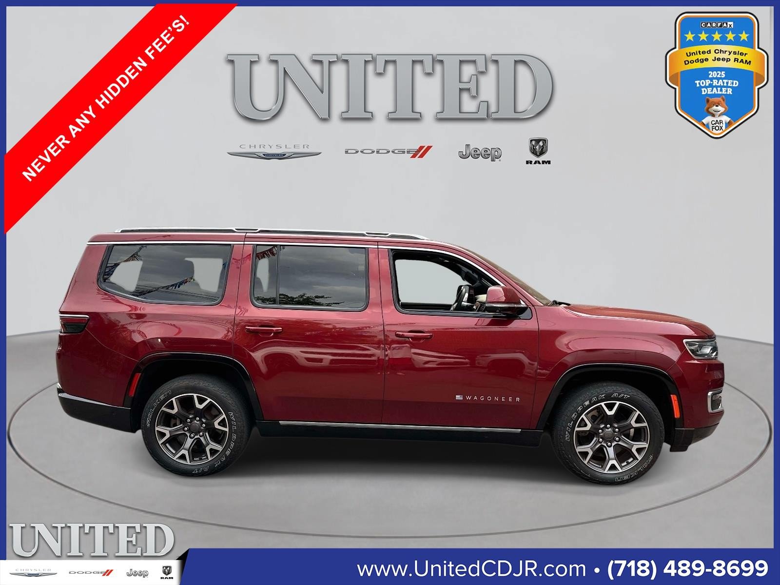 Certified 2022 Jeep Wagoneer Series III w/ Premium Group I AWD/4WD image 2