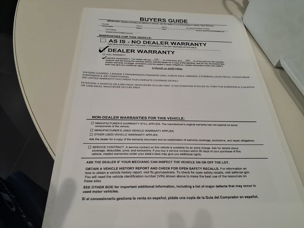 Used 2024 Honda HR-V EX-L image 35