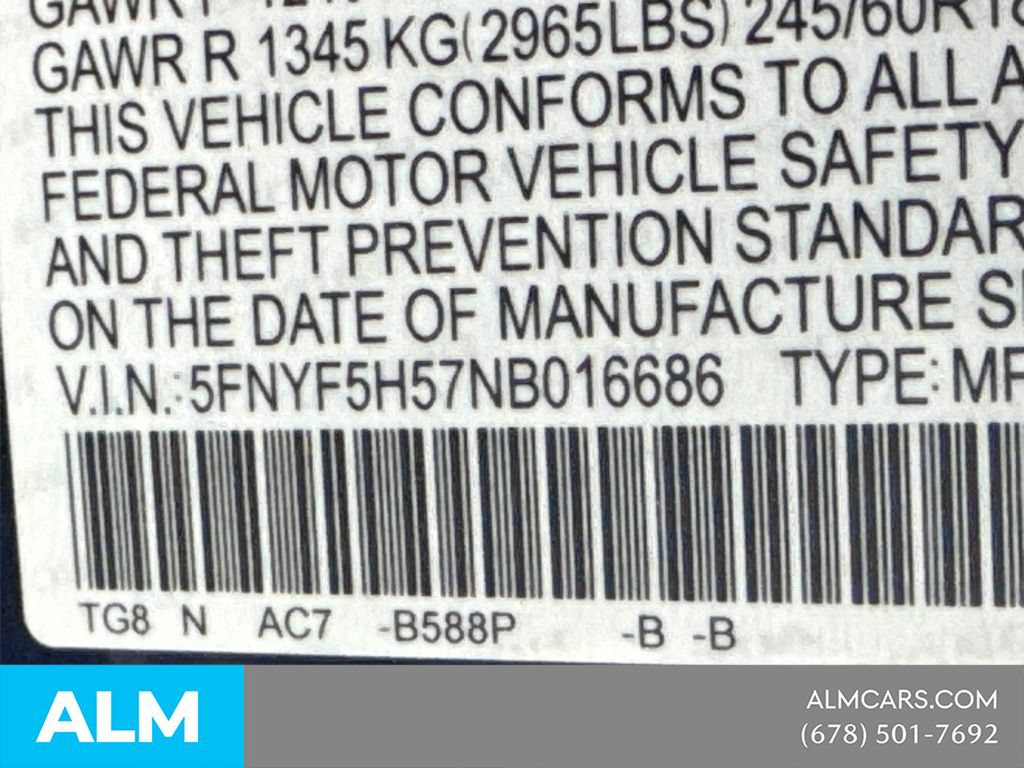 Used 2022 Honda Pilot EX-L image 38