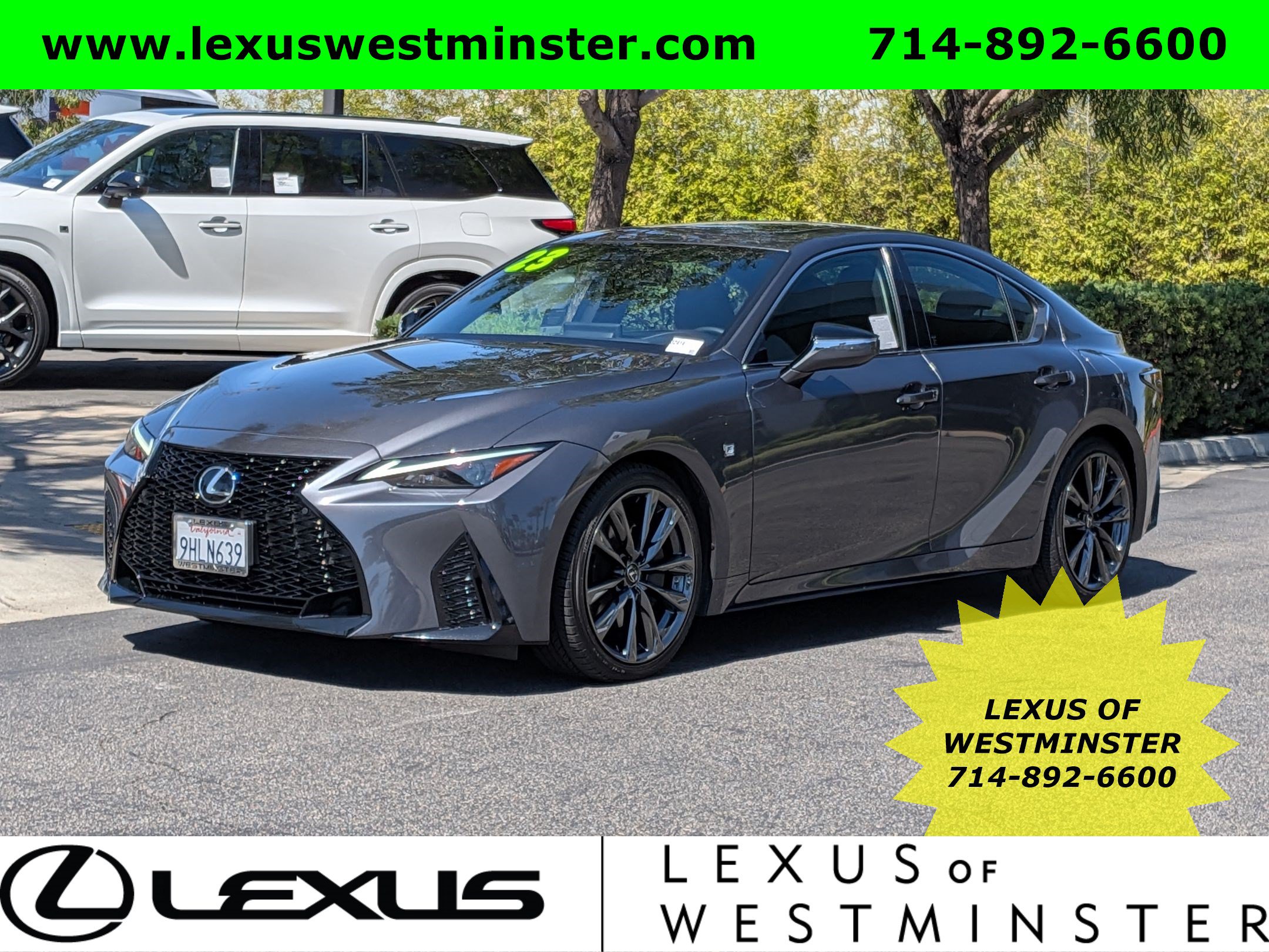 Certified 2023 Lexus IS 350 F Sport w/ Accessory Package