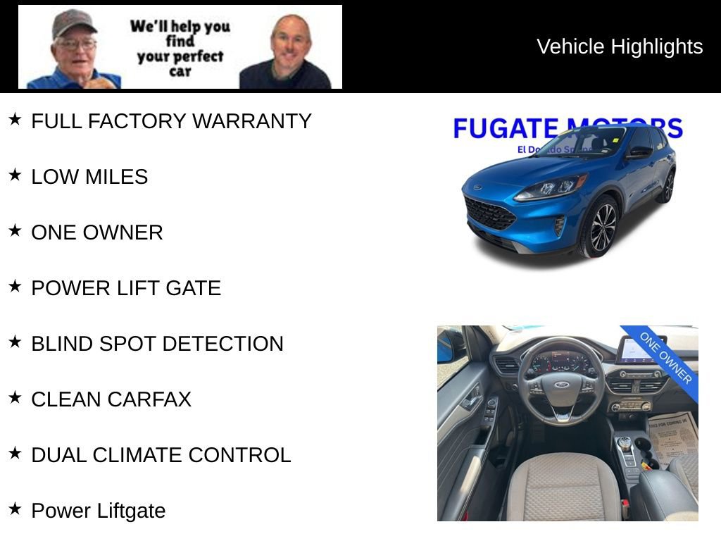 Used 2021 Ford Escape SE w/ SE Sport Appearance Package image 8