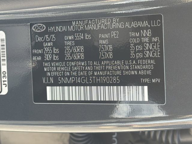 New 2026 Hyundai Santa Fe SE image 33