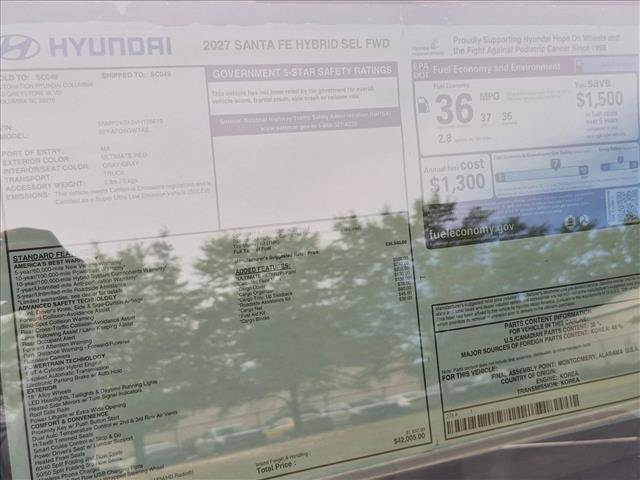 New 2027 Hyundai Santa Fe SEL FWD image 17