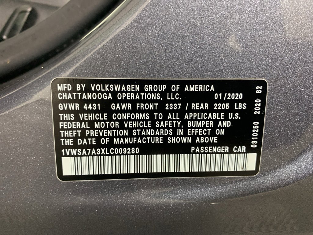 Used 2020 Volkswagen Passat 2.0T SE image 13