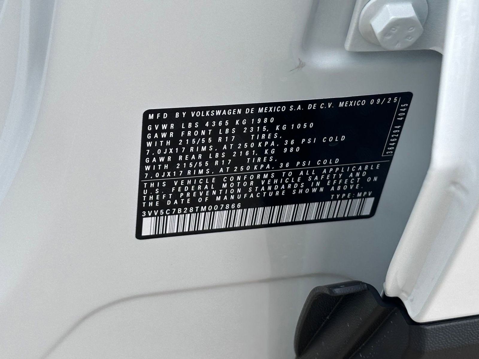 New 2026 Volkswagen Taos S image 19