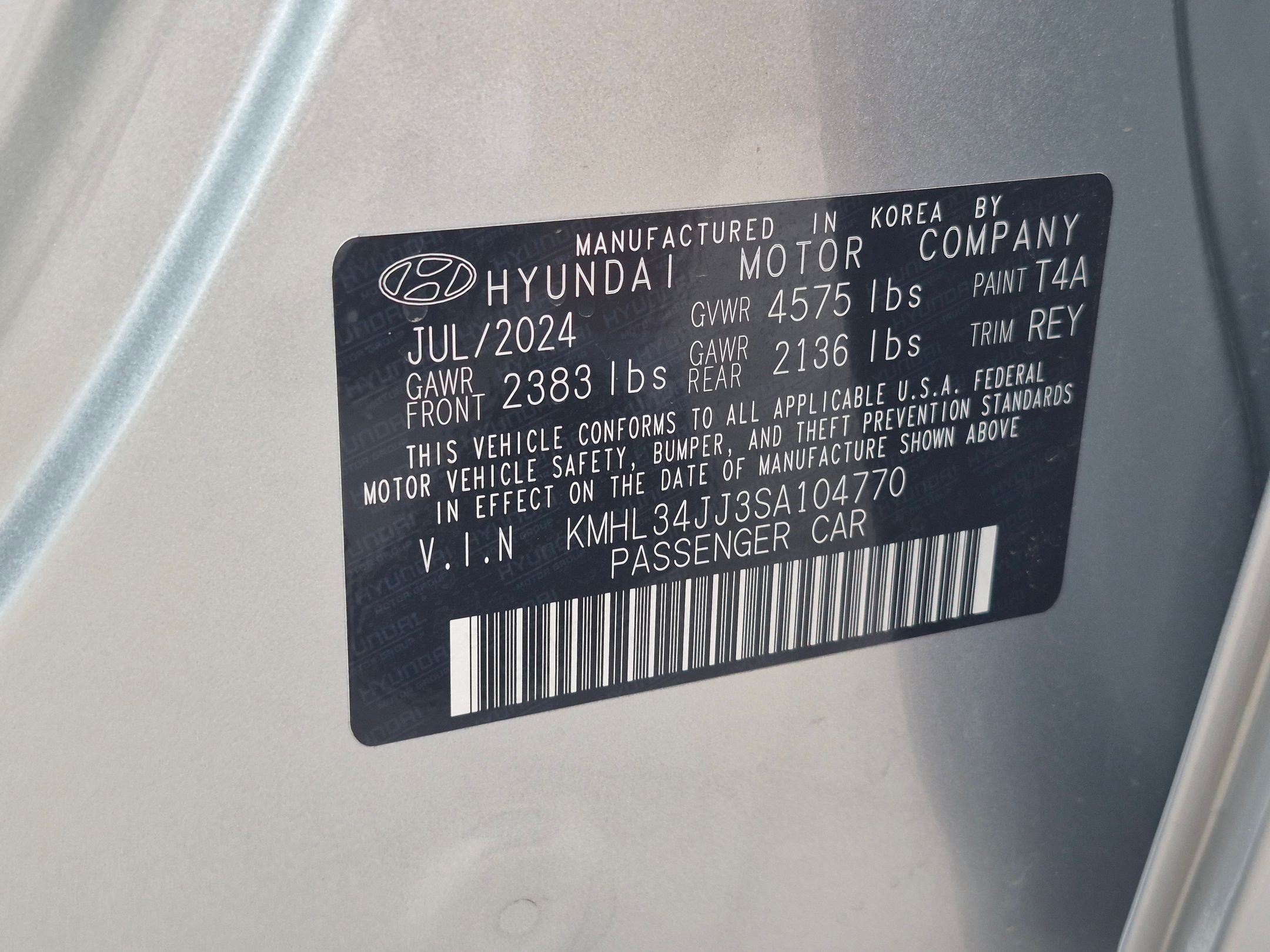 Certified 2025 Hyundai Sonata SEL FWD image 34