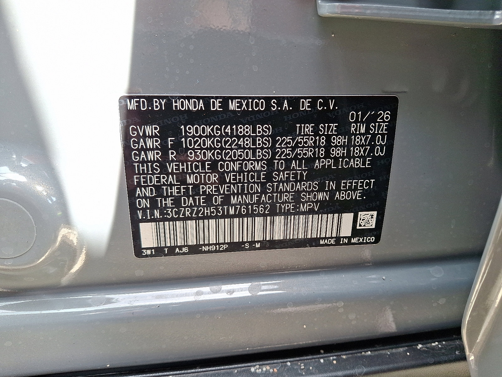 New 2026 Honda HR-V Sport image 15