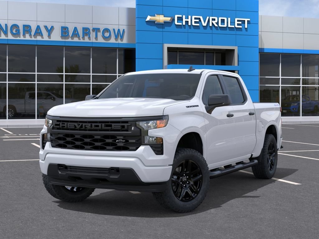 New 2026 Chevrolet Silverado 1500 Custom w/ Turbomax Blackout Package AWD/4WD image 8