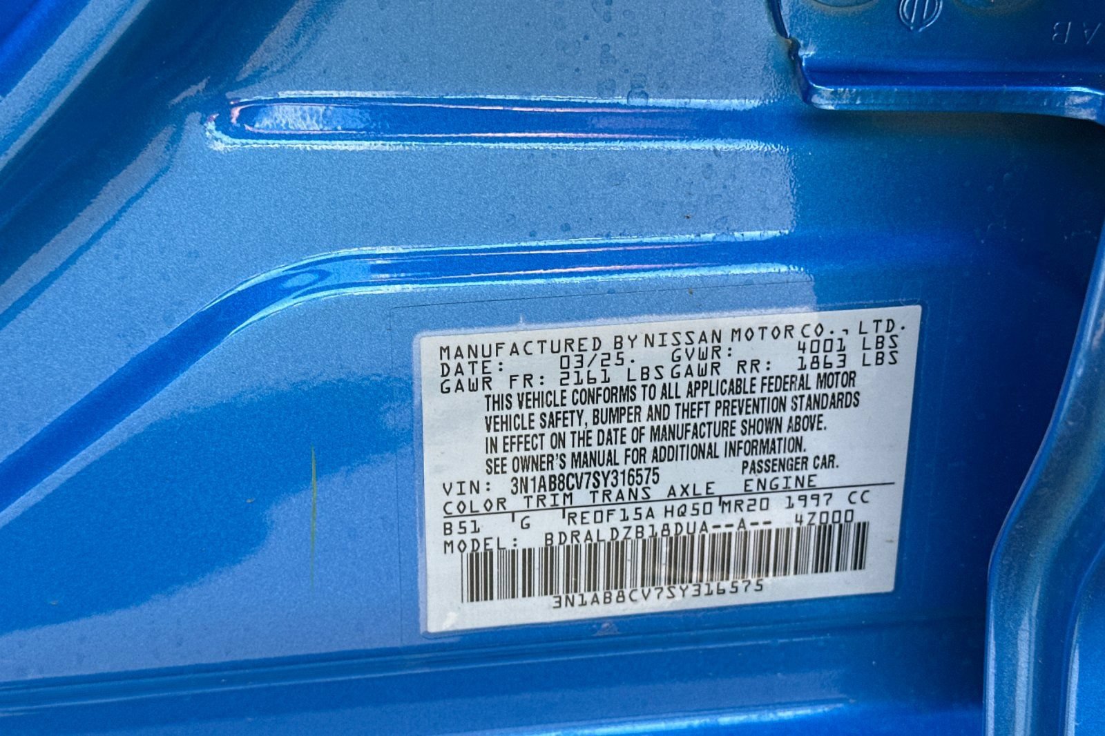 Used 2025 Nissan Sentra SV FWD image 39
