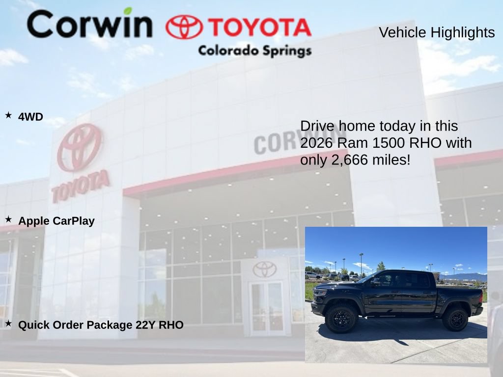 Used 2026 RAM 1500 RHO AWD/4WD image 6