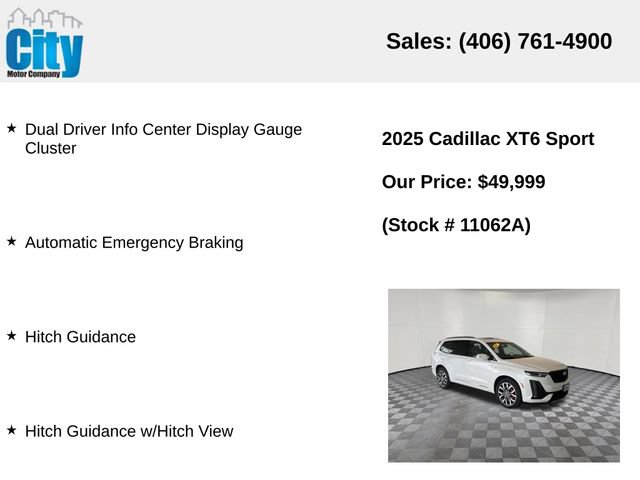 Used 2025 Cadillac XT6 Sport w/ LPO, Floor Liner Package AWD/4WD image 25