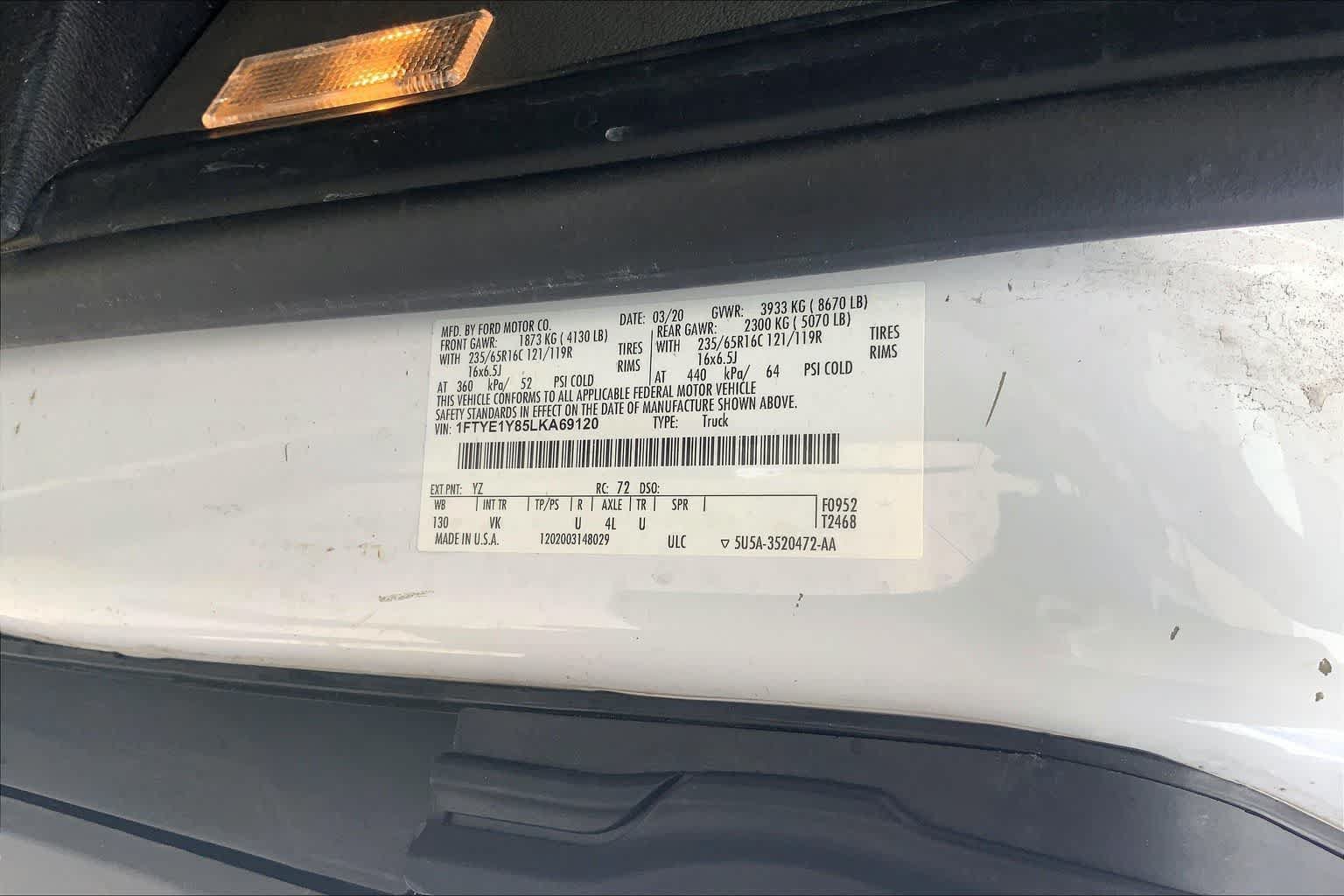 Used 2020 Ford Transit 150 Low Roof RWD image 20